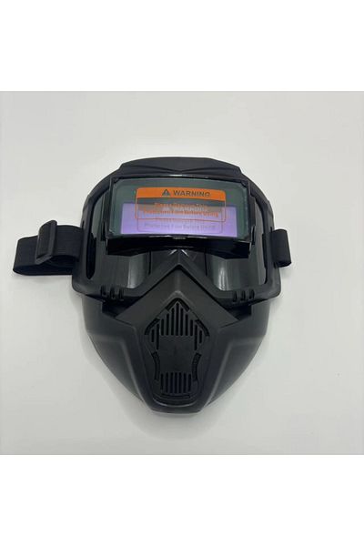 Choice B Auto Darkening Welding Glasses Work Protective Equipment Face Protector Adjustable Band Impact Re.