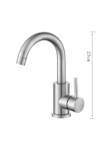 Choice1 صنبور حوض حمام من النيكل الأسود، مصنوع من الفولاذ المقاوم للصدأ 304، ...