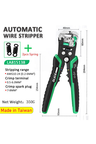 Choice4 LA815138 add spring LAOA Automatic Wire Stripping Pliers Cutter Cable...