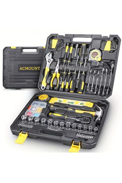 Choice set 108 Pcs/set Acmount Tool Kit Home Tool Kit DIY Household Tool Sets for Home Repair and Maintena
