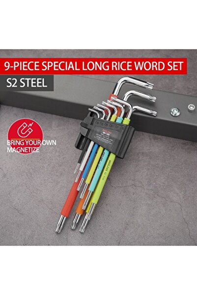 Choice3 Color-2 L Type Hand Tools Kit Allen Key Set Hex Wrench Screwdriver Se...