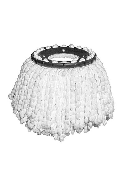 Natalia Design Rotating Mop Refill, 16 cm, Microfiber, White
