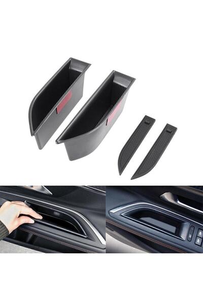 Choice A For Peugeot 3008 3008GT 4008 5008 2016-20 Car Organizer Door Handle ...