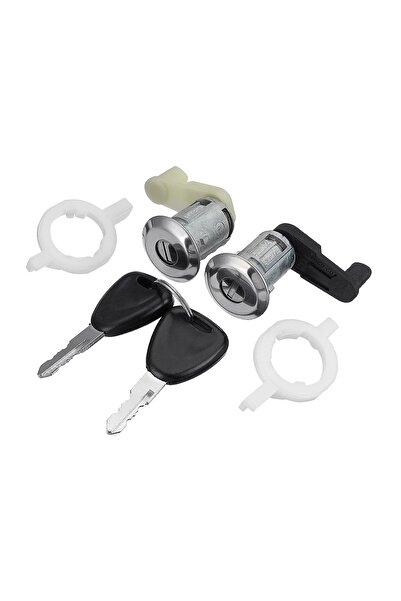 Choice Left+Right Car Door Lock Barrel Cylinder with 2 Key for Renault Megane Scenic Clio Master OE 7701...