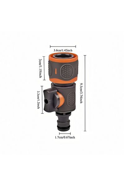 Choice Quick Connect Garden Hose Adapter with Ball Valve Fits 1/2", 3/8", & 3/4" etc Hose Quick Connect...