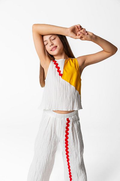 Lia Lea Girl White Trousers