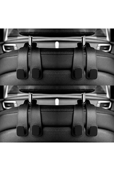 Choice8 black 4 pcs Car Headrest Hooks Hanger for Bags Seat Back Organizer Ho...