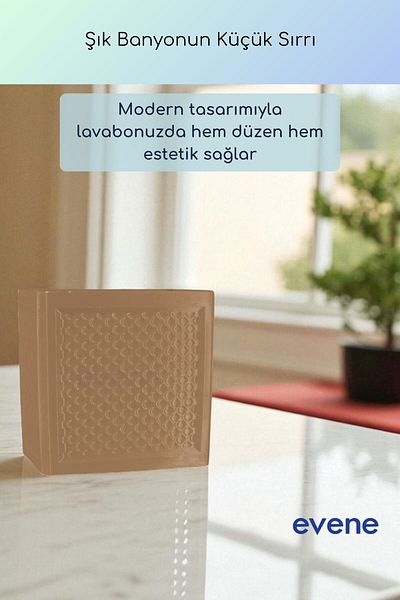 Evene Θήκη οδοντόβουρτσας Θήκη οδοντόβουρτσας Βάση οδοντόβουρτσας Θήκη οδοντόβουρτσας Milk Coffee Color Model 92