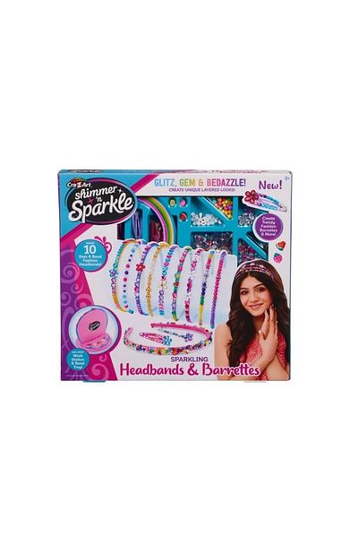 CrazArt Set creatie bentite pentru copii Sparklig Headbands and Barettes