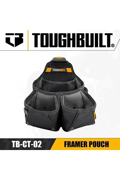 Choice TB-CT-02 TB-CT-02 TOUGHBUILT Framer Pouch Dual-pocket Multifunctional Tool Belt Pouch + Hanging Hamm
