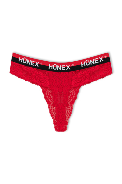 HNX Lace Elastic Women's Thong Panties | 7 Pack