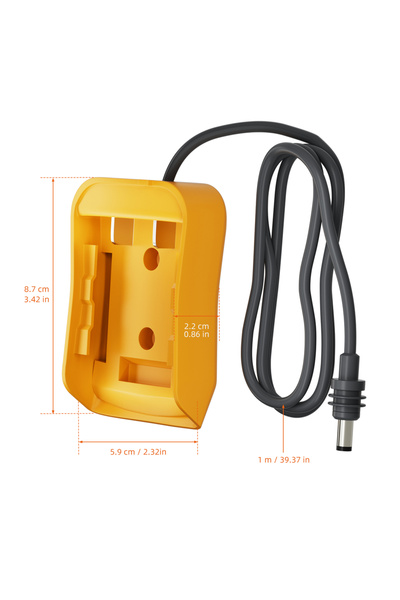 Choice كابل طاقة تيار مستمر لجهاز ديوالت ستارلينك ميني، محول بطارية 18-20 فولت، محول شاحن ستارلينك ميني