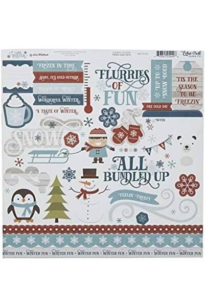 Generic Echo Park Paper Company Love Winter Collection Kit 12-x-12-Inch