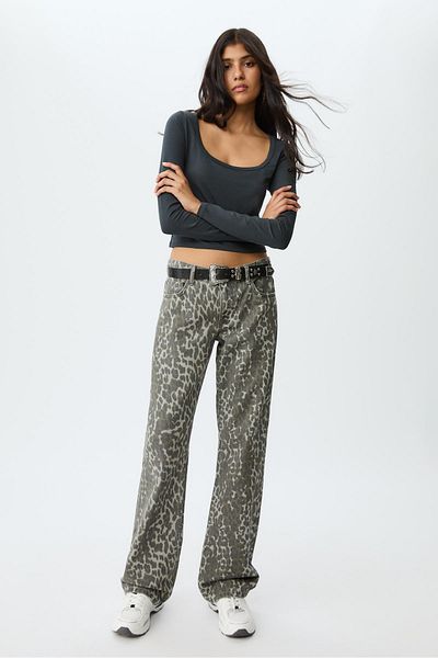 Stradivarius Long sleeve basic T-shirt