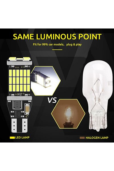 Choice Red 2PCS Signal Lamp T15 W16W 921 912 LED Bulbs Super Bright 4014 45SMD Car Reverse Parking Light Ca