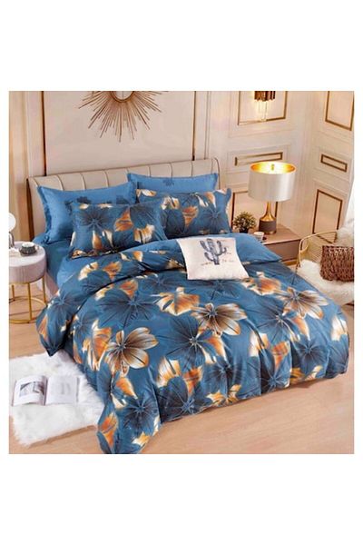 OEM Elegant Double Bed Linen - 6 Pieces, Cotton Finet