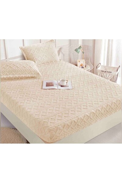 OEM Cocolino bed cover and 2 pillowcases MS STAR, Knit, 2 persons, Butter White