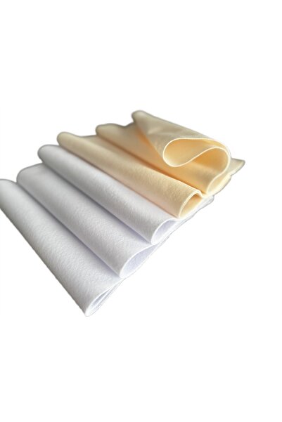 feltland Soft felt 1mm mix set 5 pcs/25*55cm, white