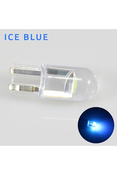 Choice T10 ice blue 10PCS W5W Led T10 WY5W LED Bulbs Car Light COB Car Wedge Parking Lights Auto License Pl