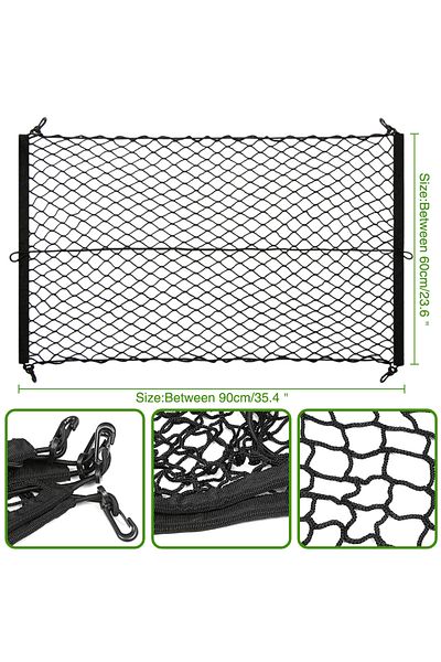 Choice 60 X 90 Universal Car Trunk Net Elastic Luggage Net Cargo Organizer Storage Nylon Mesh Nets Stretcha