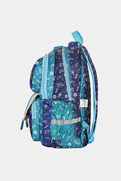 Relaxion Set of 3 Primary School Backpacks with Orthopedic Back Support and Pen and Nutrition Bag