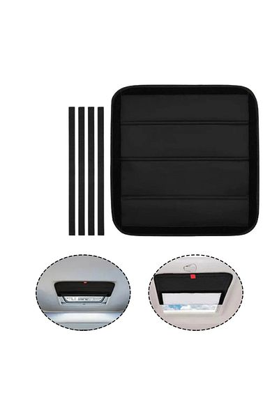 Choice A 1pc RV Skylight Sunshade Foldable RV Roof Aluminum Film Reflective Shading Pad RV Parts Accessori.