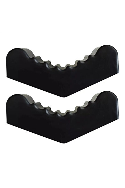 Choice 2 قطعة 2 قطعة سيارة رفع جاك حامل وسادة مشقوقة محول إطار السكك الحديدية...