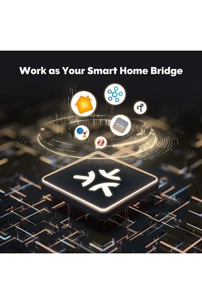 Choice جسر MOES Tuya Zigbee Matter Thread Gateway Smart Home Bridge Matter Hub يدعم التحكم الصوتي Siri Ho...
