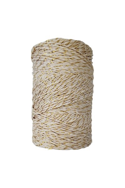 TıkTık AL Simli Pudra Kagıt ip Simli Kağıt İp Örgü İpi 200 Gr Hazır Sarılmış