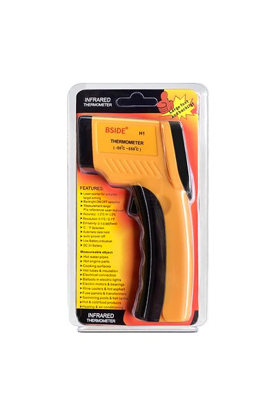 BSIDE H1 -50-550 NEW Infrared Thermometer Professional Digital IR-LCD Temperature Meter -50~550 Non-
