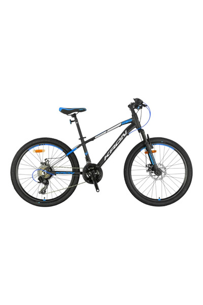 Kron XC 75 - 24" MTB - 13' -21 Vites - M.DISC - Mat Siyah-Gri/Mavi #KRN25-045