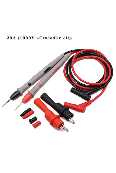 choice2 سلك 20 أمبير من مادة PVC مع أسلاك اختبار مسبار متعدد القياسات من السي...