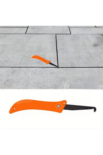 Choice Orange Heavy metal weed control tool - durable, lightweight, and foldable garden weed cleaner, outdo
