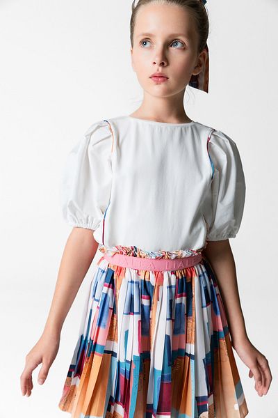 Lia Lea Girl White Blouse