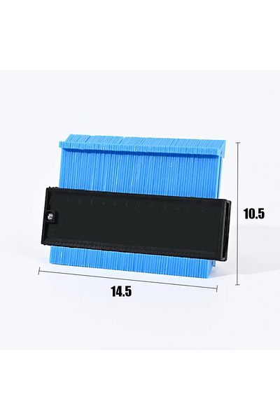 Choice3 1 PCS 5 Inch Blue 1-3PCS Contour Gauge Shaping Construction Measuring instrument Marking template Cu