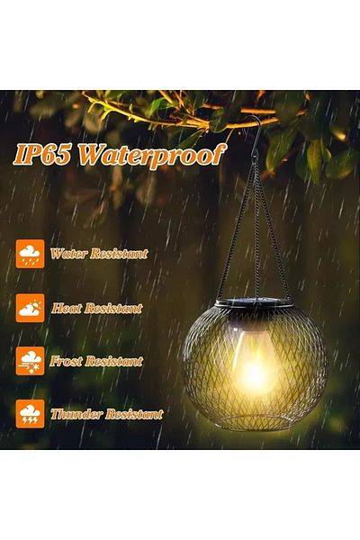 Choice M 1Pc Solar Lantern Solar Lantern Outdoor, Solar Lights for Outside Decorative Outdoor Hanging Light