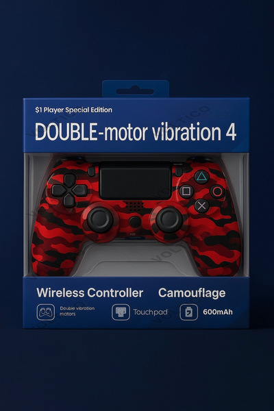 Voltico PS4 Kablosuz Oyun Kolu – Playstation 4 Dual Motor Titreşimli | Kamufl...