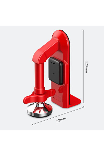 Choice Red Door Stop Alarm,Portable Door Lock Brace,Adjustable Non-Slip Door Jammer Personal Protection Hom