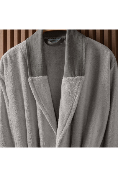 Altınbaşak Orion Bamboo Unisex Bathrobe Gray
