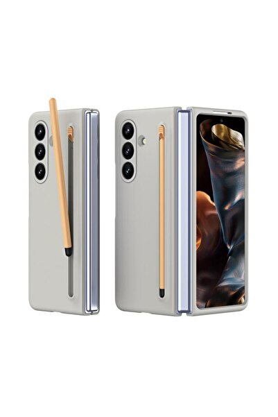 Teleplus Samsung Galaxy Z Fold 7 Kılıf Skinfeel Shockproof Kalemli Kılıf