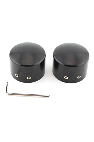 Choice صامولة محور العجلة الأمامية سوداء اللون لدراجة هارلي سبورتستر 883 XL1200 X48 Dyna CVO Fat Bob FXDFSE Blackline FXS