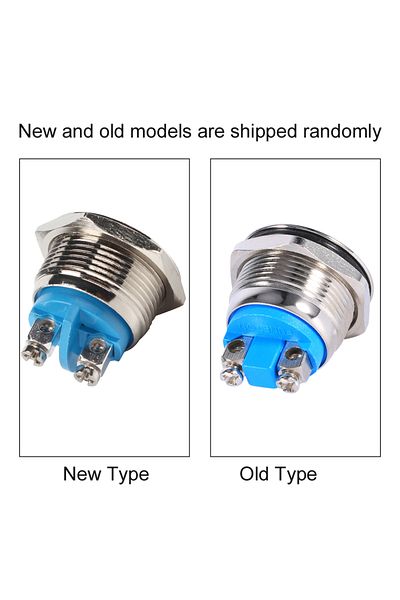 Choice 19mm Waterproof Car Metal Push Button Horn Momentary Switch 12V