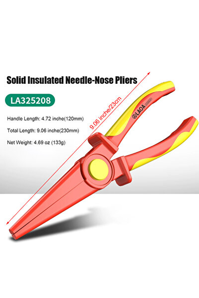 Choice كماشة أسلاك معزولة طويلة الأنف من LAOA، كماشة بلاستيكية، أداة ضغط عالي...