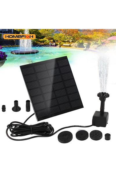 Choice Mini Solar Fountain Pump 1.2W Power Board Kit Solar Panel Water Pump for Garden Pool Fountain Ind...
