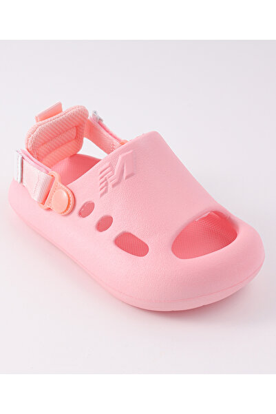 SAPS Back Strap Closure Clogs - Pink