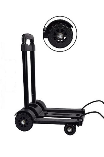 Choice 4 rounds 2/4-wheel foldable trolley truck, portable shopping cart, household grocery truck, small ca