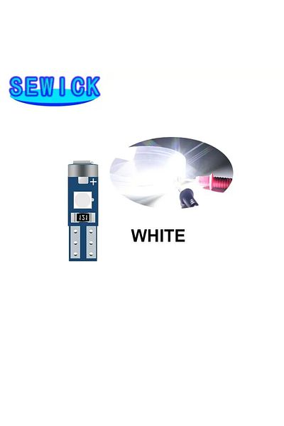 Choice WHITE 500pcs 12V canbus T5 58 74 286 W1.2W Super Bright 3030 LED 3SMD wedge LED Light Car Dashboard