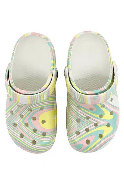 SAPS Backstrap Closure Clogs - Multicolor