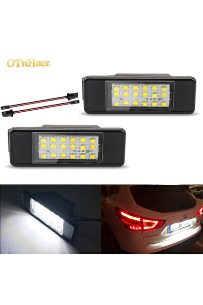 Choice 6500K أبيض قطعتان من مصابيح لوحة ترخيص LED لسيارة نيسان إكس تريل قاشقا...