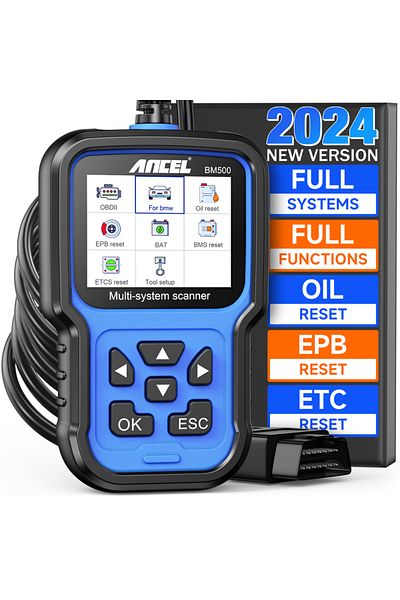 Choice ANCEL BM500 ANCEL BM500 Full System OBD2 Scanner for E93 E65 Airbag EPB SAS TPMS Reset OBD 2 Diagnos